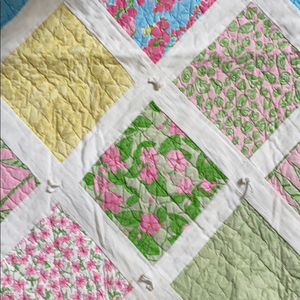 Lilly Pulitzer queen quilt